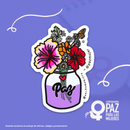 Paz Mujer x SB - Florecer en Paz (Premium Sticker) - Limited Edition