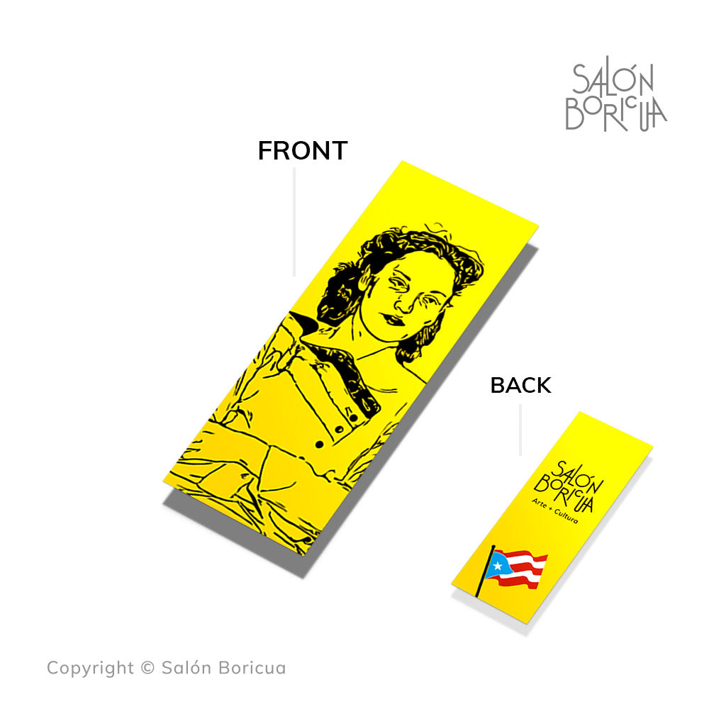 Bookmark: #16 MrsLolita Lebrón - Amarillo (Marcador)