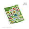 Mini Stickers Sheet No. 4 - GREEN (Premium Sticker)
