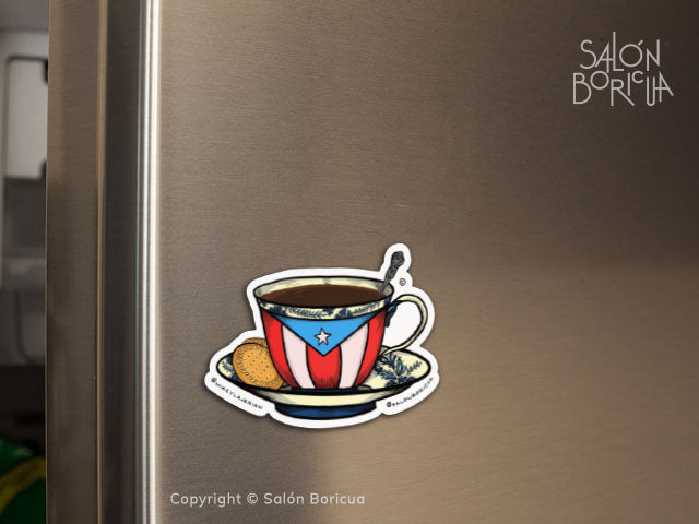 Imán: Café con Galletas María [Café de Abuela] (Magnet)