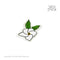 Flor Plumeria Blanca (Premium Sticker)