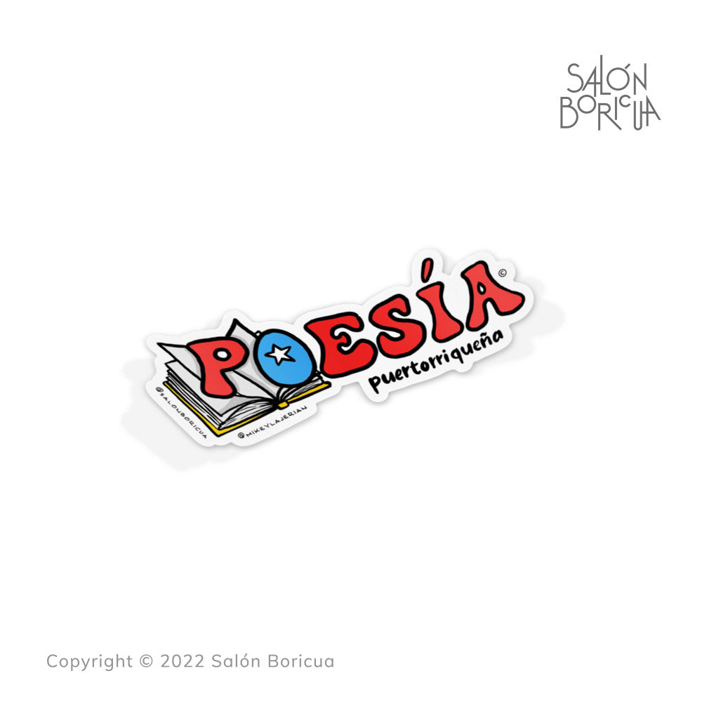 Poesía Puertorriqueña (Premium Sticker)