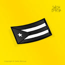 Bandera: PR Rectangular - Resistance Black (Premium Sticker)