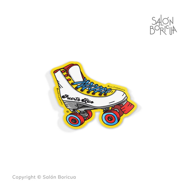 Boricua Vintage Roller Skate (Premium Sticker)
