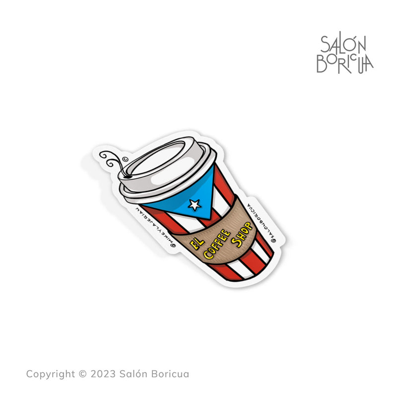 Coffee Cup To-Go (Premium Sticker)