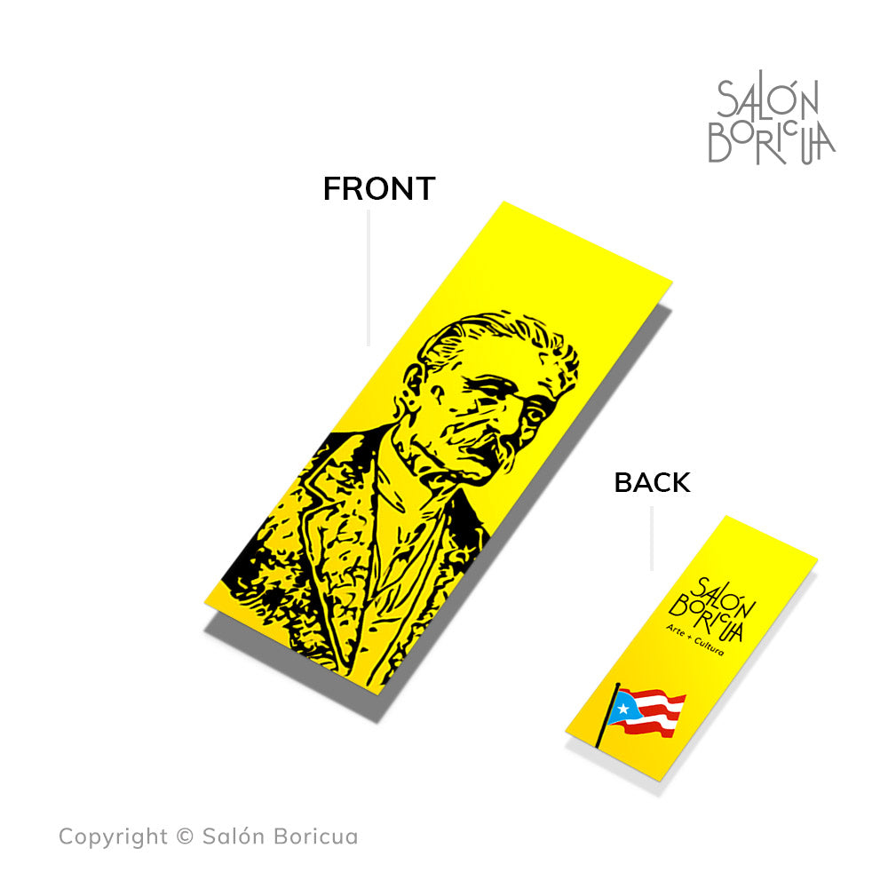 Bookmark: #24 Román Baldorioty de Castro - Amarillo (Marcador)