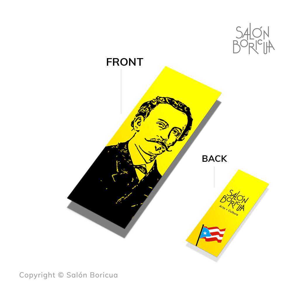 Bookmark: #25 Segundo Ruiz Belvis - Amarillo (Marcador)
