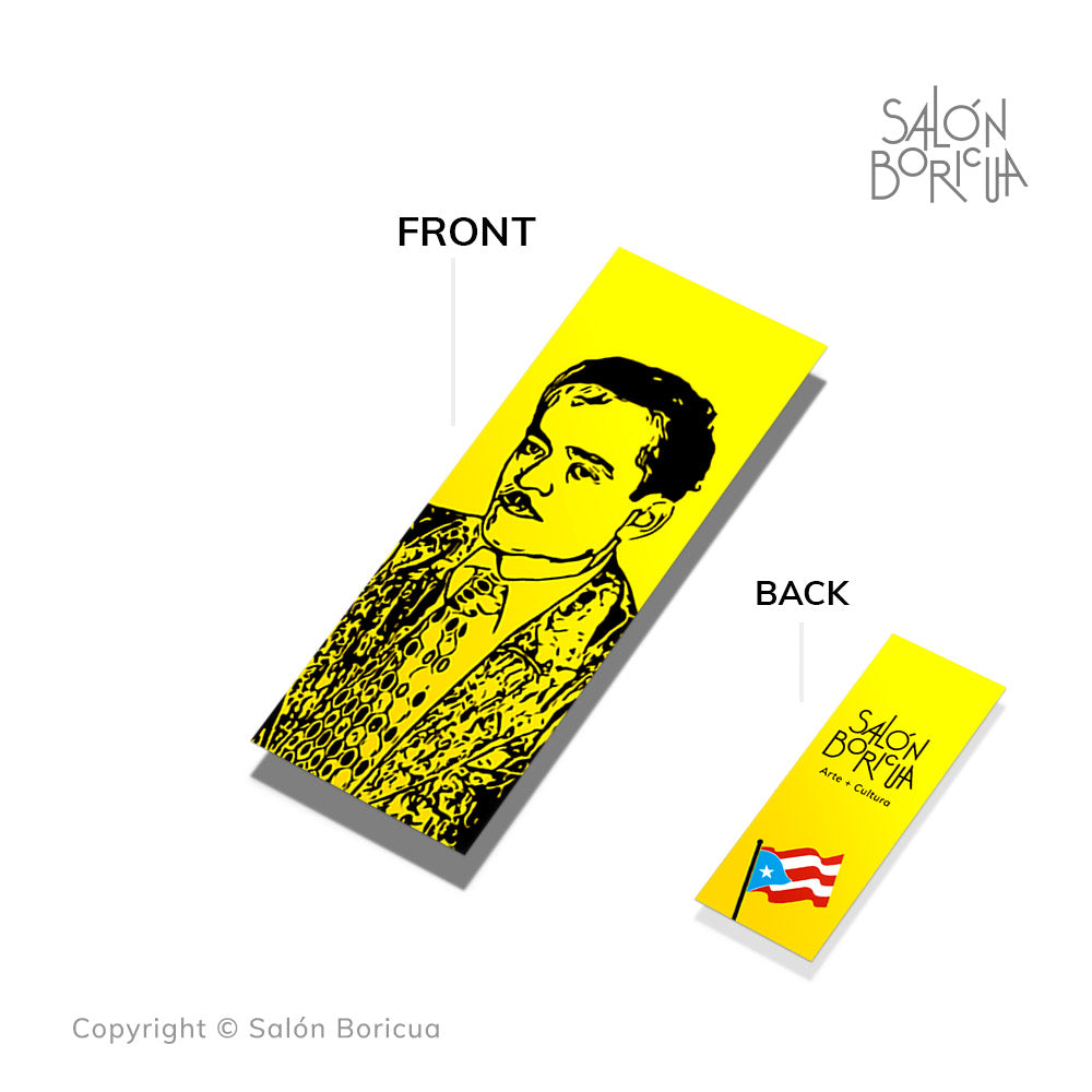 Bookmark: #26 Vidal Santiago Díaz - Amarillo (Marcador)