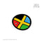 Bandera: Antillana Rounded (Premium Sticker)