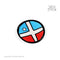 Bandera: Lares Rounded #42 (Premium Sticker)