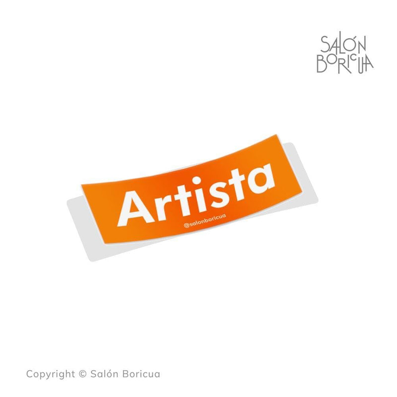 Artista Box Logo 4" (Premium Sticker)