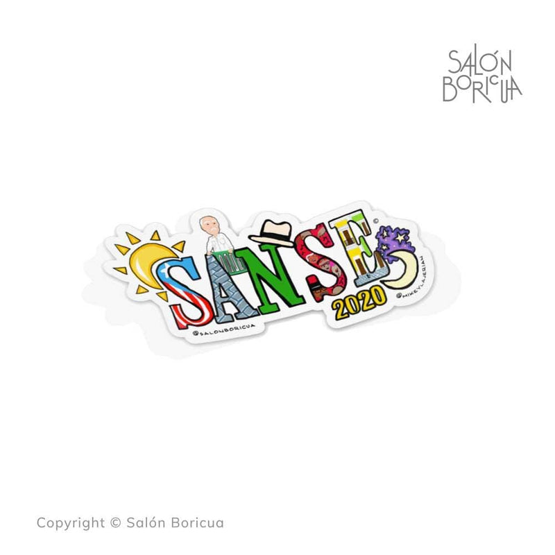 Fiestas de la Calle San Sebastián 2020: 50 Años (Premium Sticker)