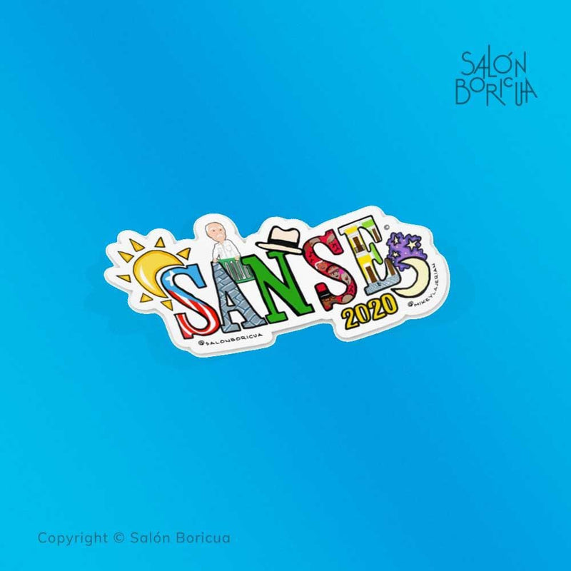 Fiestas de la Calle San Sebastián 2020: 50 Años (Premium Sticker)
