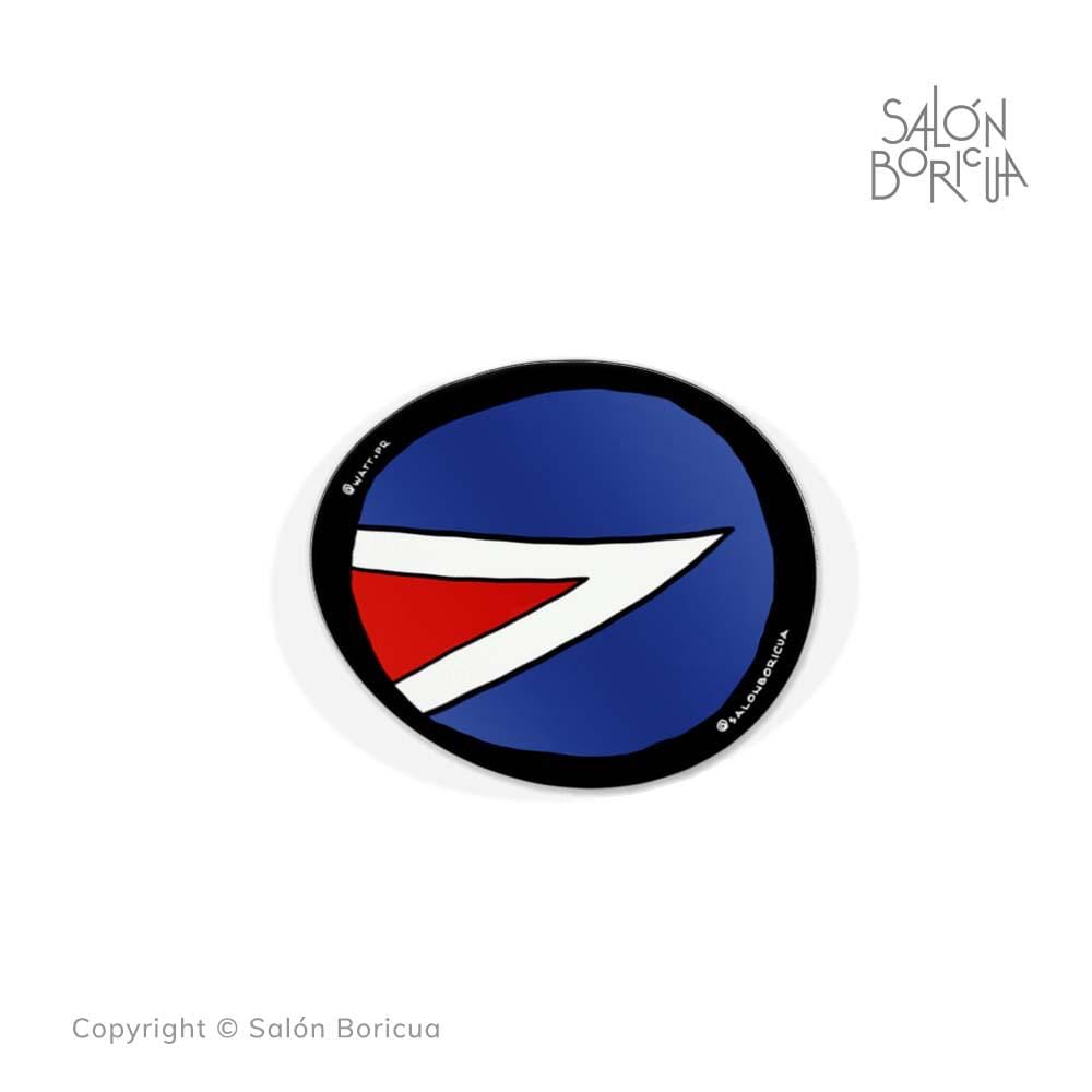 Bandera: Cabo Rojo Rounded #12 (Premium Sticker)