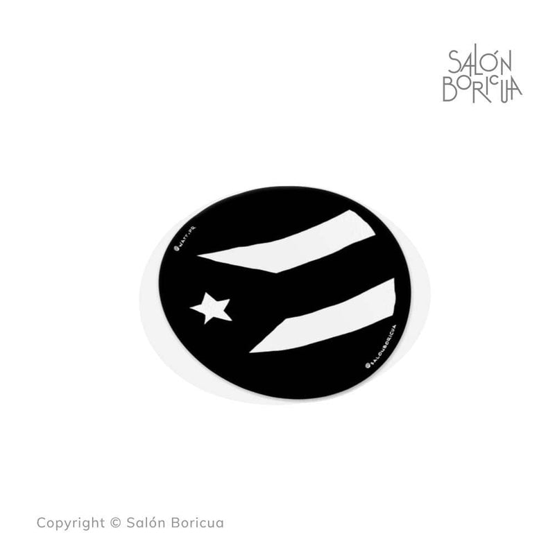 Bandera: PR Rounded - Resistance Black (Premium Sticker)
