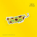 Color Archipiélago - Girasoles (Premium Sticker)