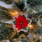 Adorno: Flor de Pascua (Acrylic Christmas Ornament)