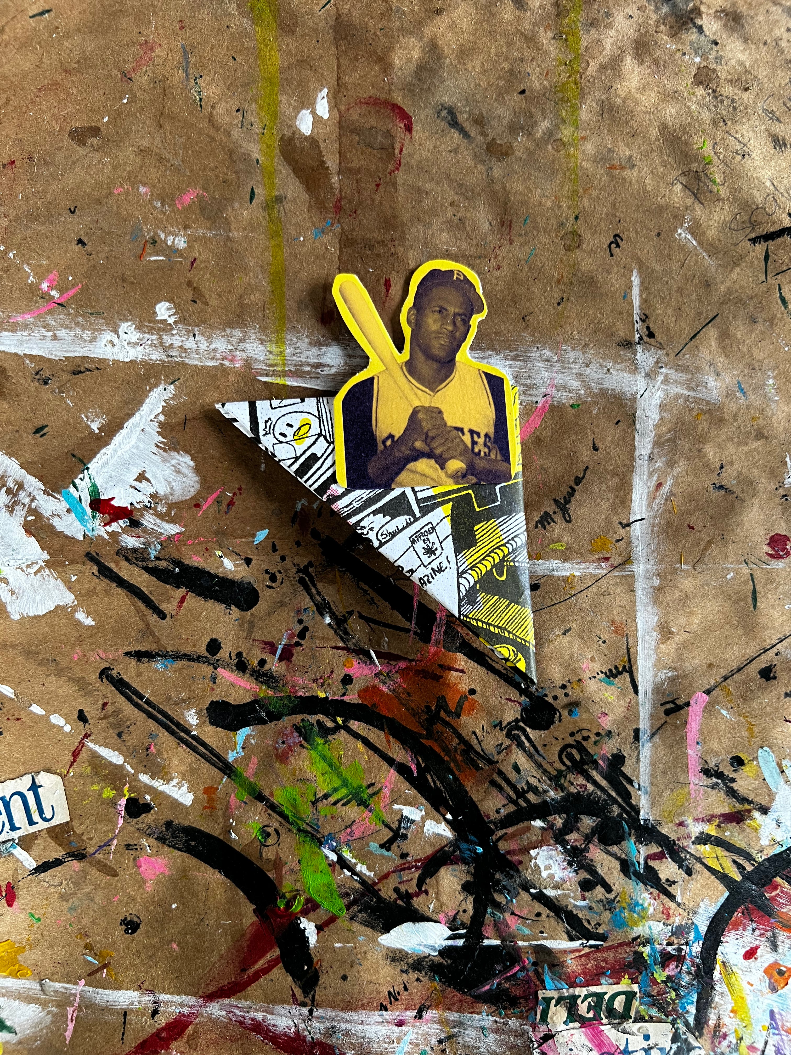 Handmade: Roberto Clemente (Origami Corner Bookmark)