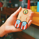 Pantallas: PR Flag Sky Blue (Acrylic/Stainless Steel Earrings)