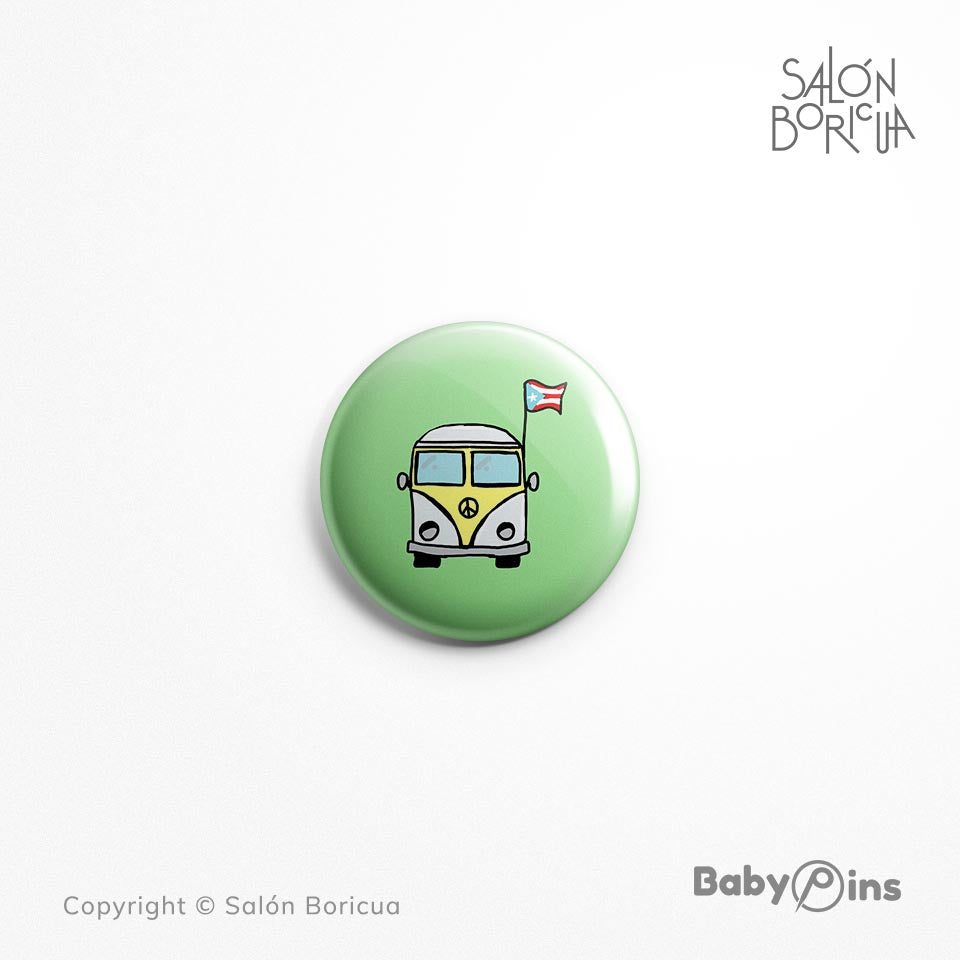 Pin: #89 VW Boricua (BabyPins™)