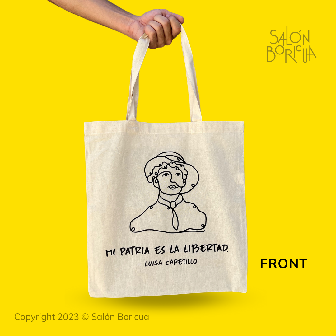 Tote Bag: Luisa Capetillo - Mi Patria Es la Libertad (Tote Bag)