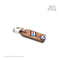 Handmade: Bandera PR en la Luna (Leather Keychain)