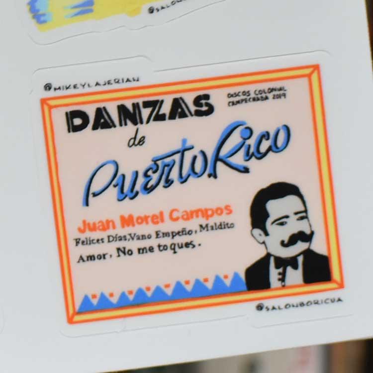 Juan Morel Campos Mini Stickers (Premium Sticker) - Limited Edition