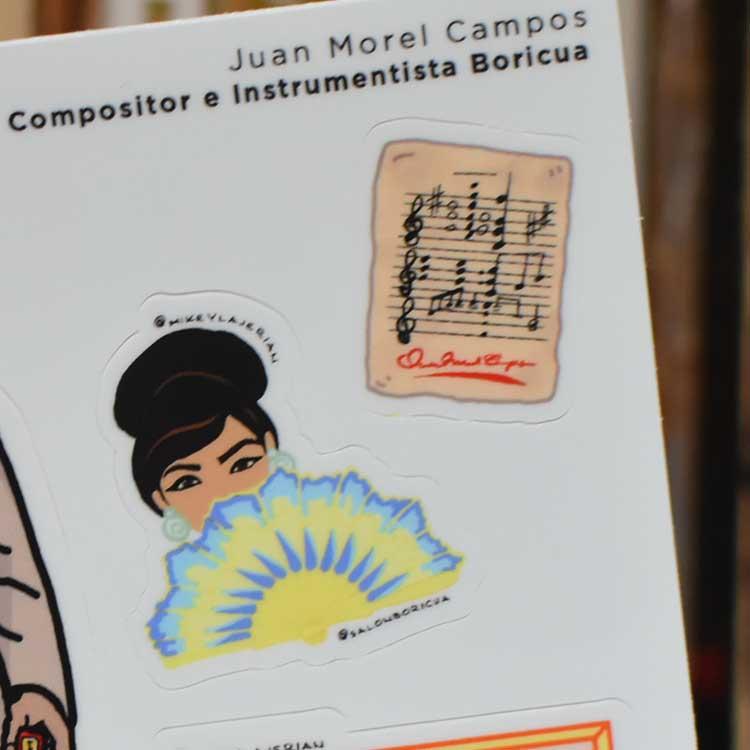 Juan Morel Campos Mini Stickers (Premium Sticker) - Limited Edition