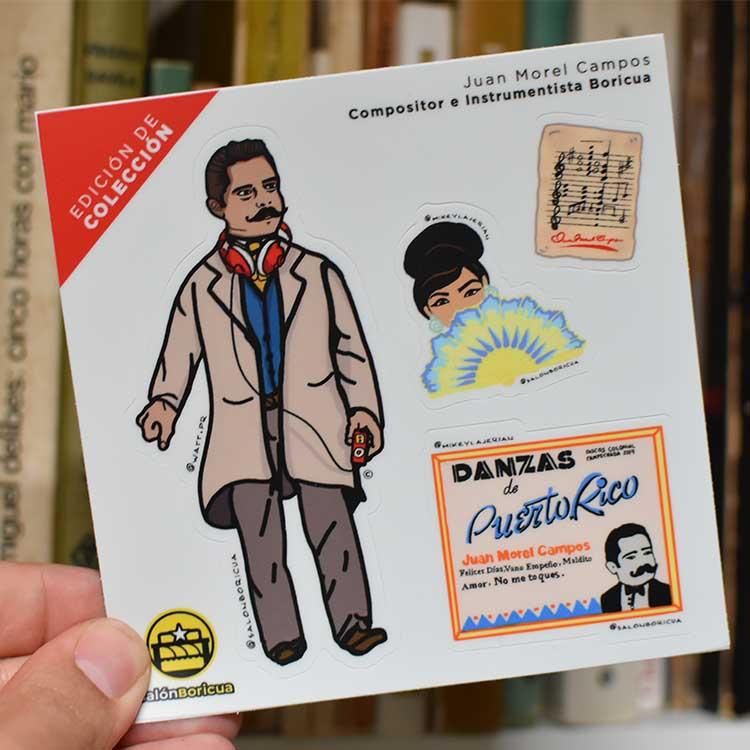 Juan Morel Campos Mini Stickers (Premium Sticker) - Limited Edition