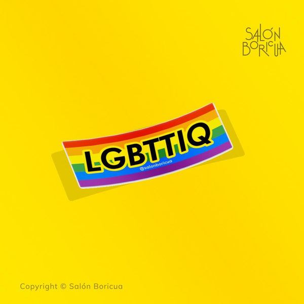 LGBTTIQ Box Logo 4" (Premium Sticker)