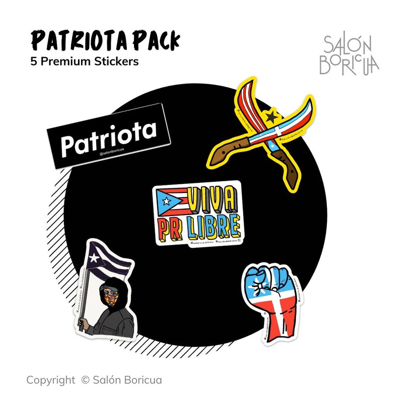 #05 - Patriota Pack (5 Premium Stickers)