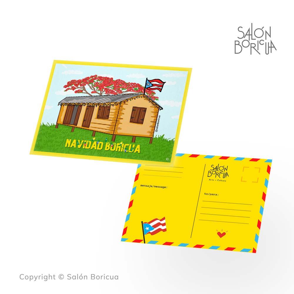Postal: Casita de Campo en Navidad (Postcard)