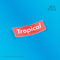 Tropical Box Logo 4" (Premium Sticker)