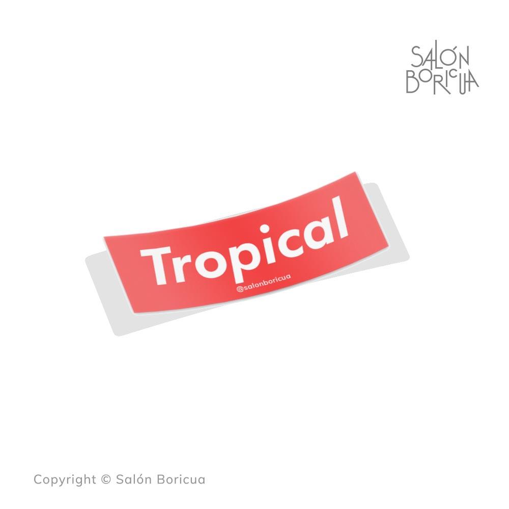 Tropical Box Logo 4" (Premium Sticker)